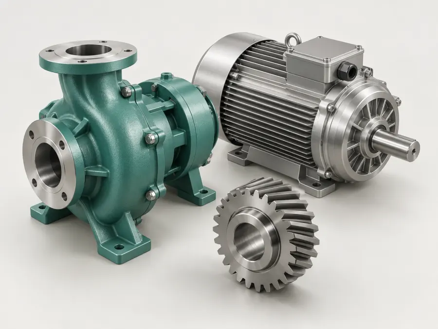 Machinery & equipment — 3D category illustration