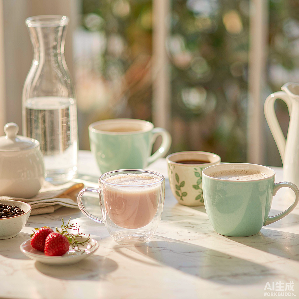 Double-wall Latte Ceramic Mug
